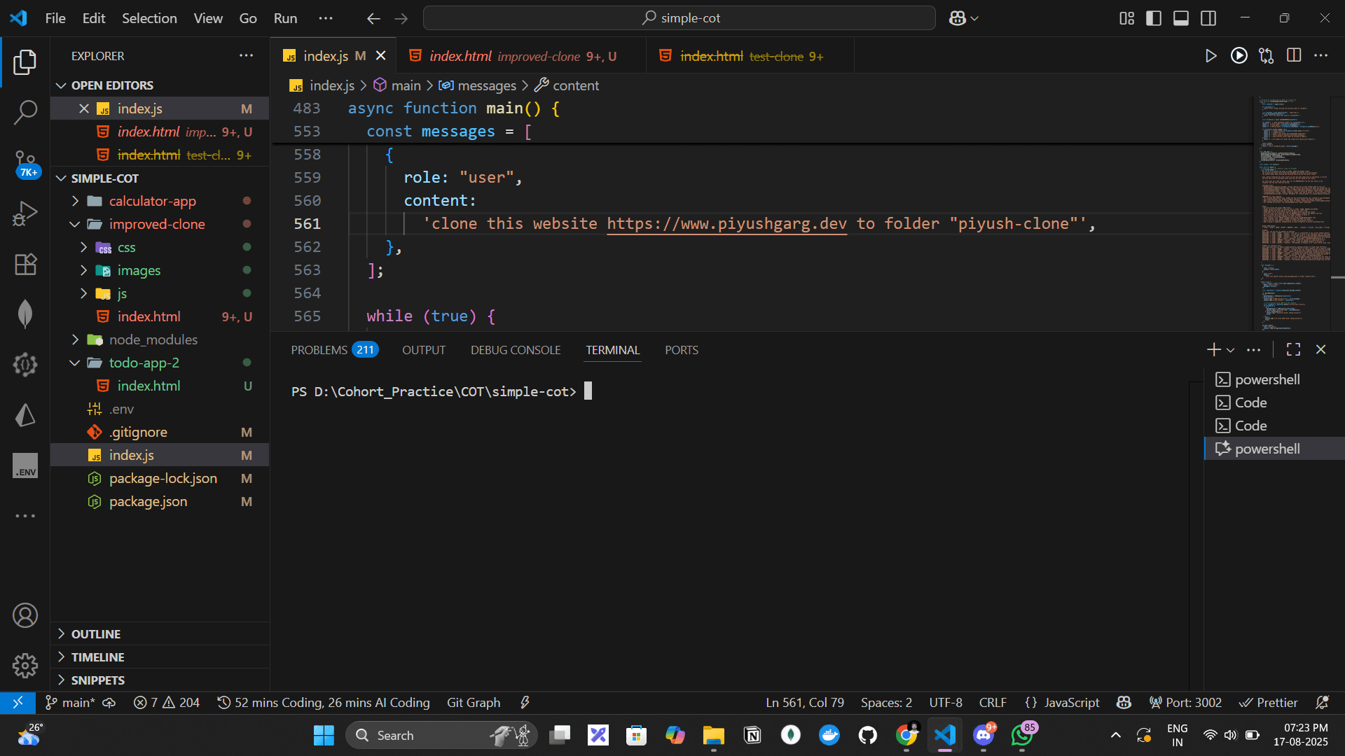 Website Cloner AI preview